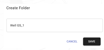 Creating Folders Interface